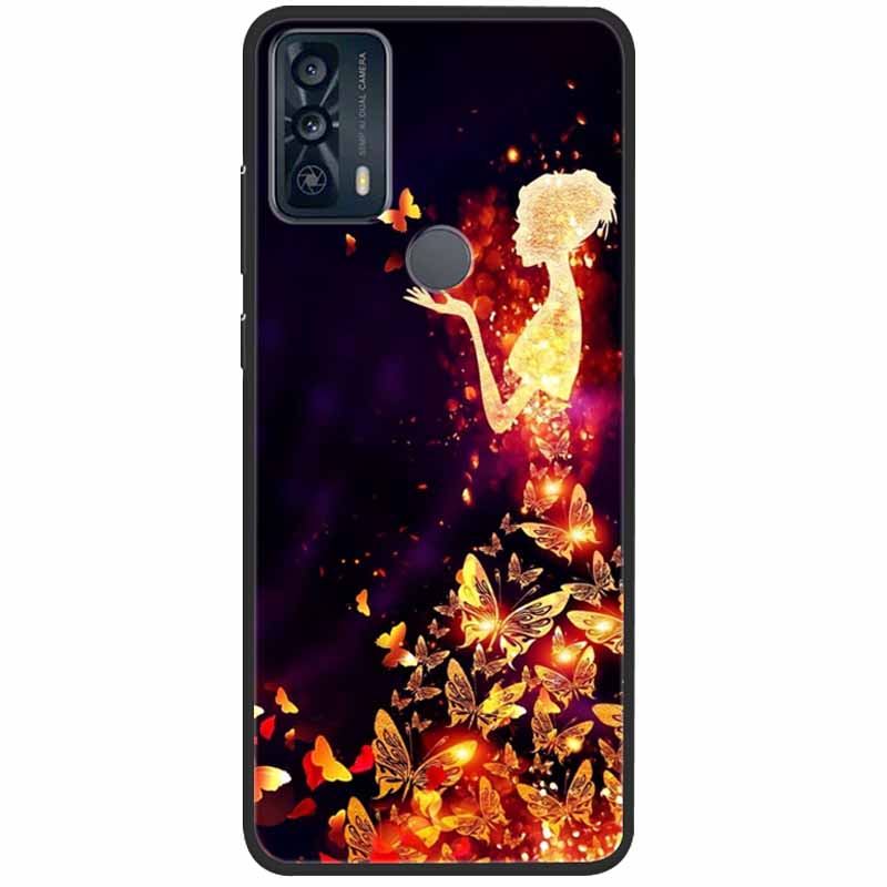Чехол For TCL 20B Case 6159K Силиконовый Мягкий Модный TPU Чехол для Телефона для TCL 20B Case для TCL 20B 20 B Бампер Защитный TPU Оболочка