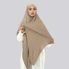 Мусульманский Хлопковый Квадратный Шарф Трикотажный Хиджаб Длинный Модальный Шарф Однотонный Мягкий Тюрбан Повязки На Голову Для Женщин Африканская Повязка На Голову 145*145См