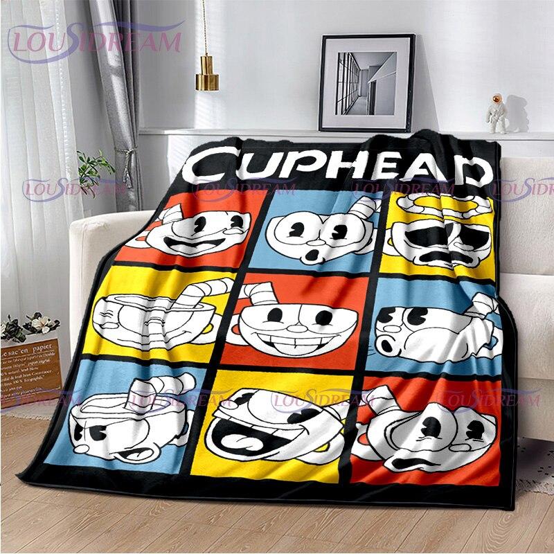 Мультяшное милое одеяло с принтом в виде чашки, пододеяльник для дивана, дорожное постельное белье, фланелевое одеяло, легкое дорожное покрывало