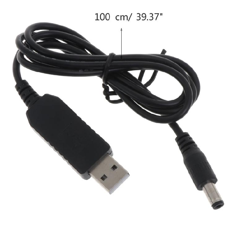 USB 5V на DC 9V Повышающий Line Adapter USB на Круглый Разъем 5.5мм 2.1мм