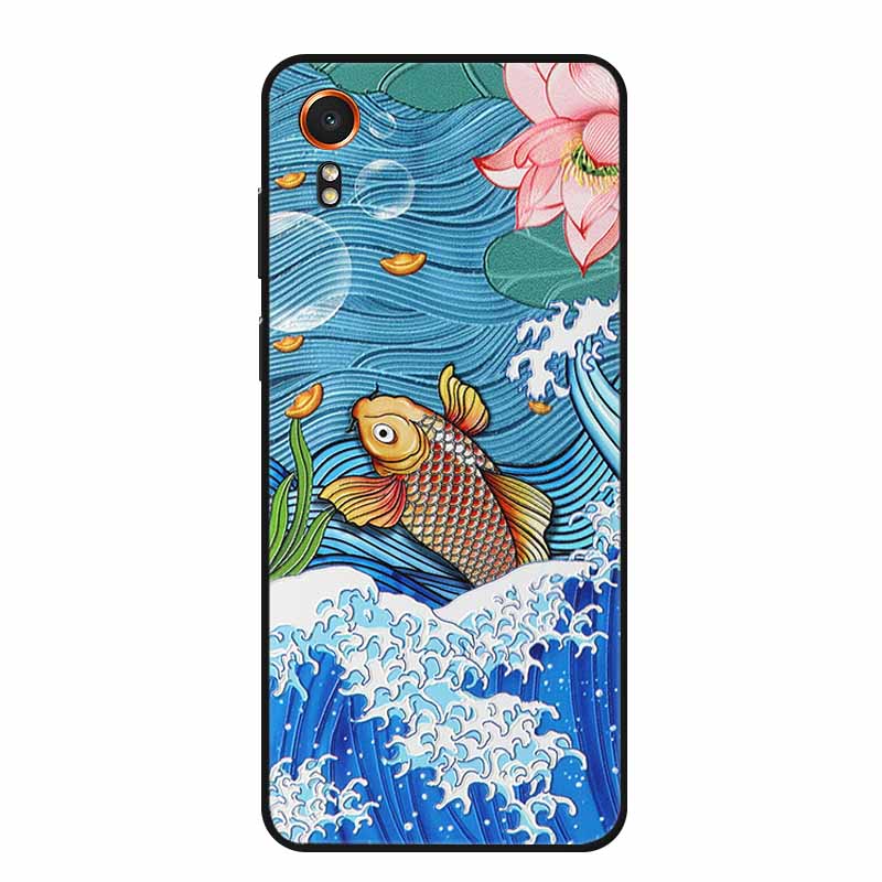 3D Тисненый Чехол Для Samsung Galaxy Xcover7 Чехол Для Телефона Рельефные Цветы Мягкий Силикон Задняя Крышка Для Samsung Xcover 7 Чехол Оболочка Сумка