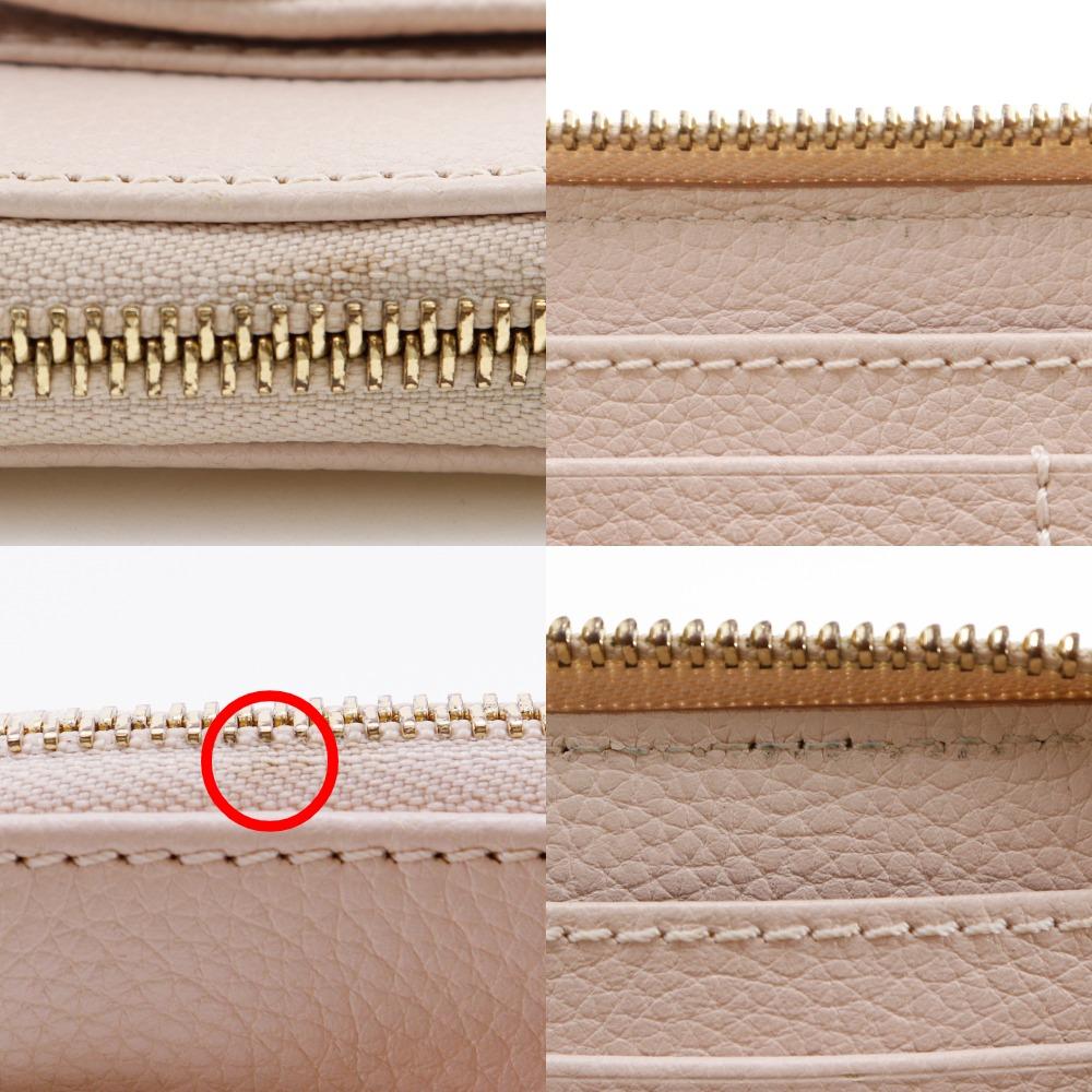 Chloe Кошелек Paraty 3P0375-043 Застежка-молния ТЕЛЕСНЫЙ РОЗОВЫЙ розовая кожа Женский Б/у