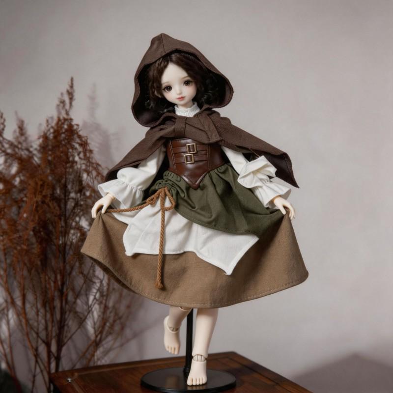 6-inch BJD Doll Outfit Set 30cm Female Dolls Clothes Only No Shoes