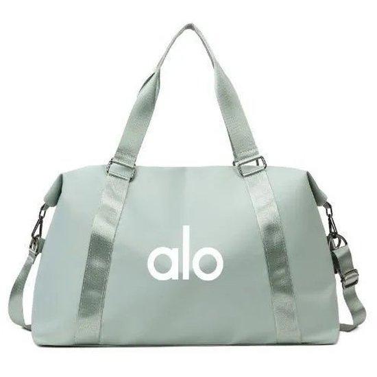 ALO Fitness bag, hand-held training yoga bag, with separate compartments for wet and dry items, large capacity, suitable for both men and women,