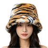 Korean Style Plush Bucket Hat Velvet Fluffy Warm Hat Fashion Faux Fur Fisherman Hat  Outdoor