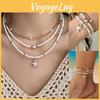Summer Shell Jewelry With Alloy Necklace And Foot Chain For Women