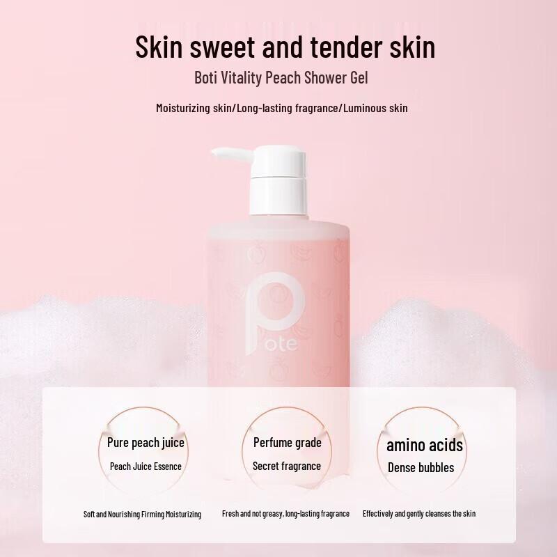 Гель для душа Parti Vitality Персик