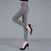 Women Stripes Pencil Pants Slim Ankle Leggings One Size