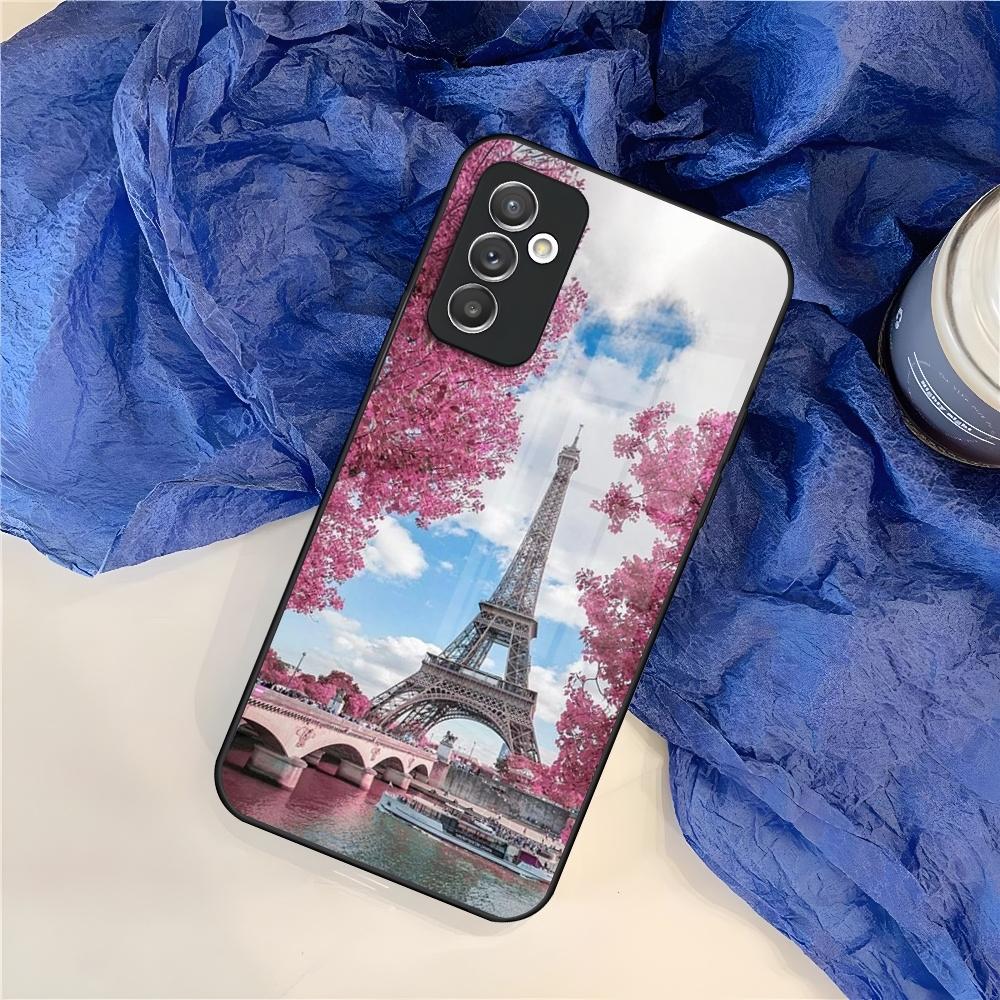 Франция Париж Эйфелева башня Чехол для телефона для Samsung S25 S24 S30 S21 S23 S20 S22 Fe S10 E S9 Note 20 Pro Ultra Plus стеклянный Чехол