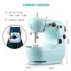 Mini Beginner Sewing Machine 2 Speed Embroidery Stitch Heavy Duty Quilting Easy To Use Portable Sewing Machine For Crafting And Home Projects