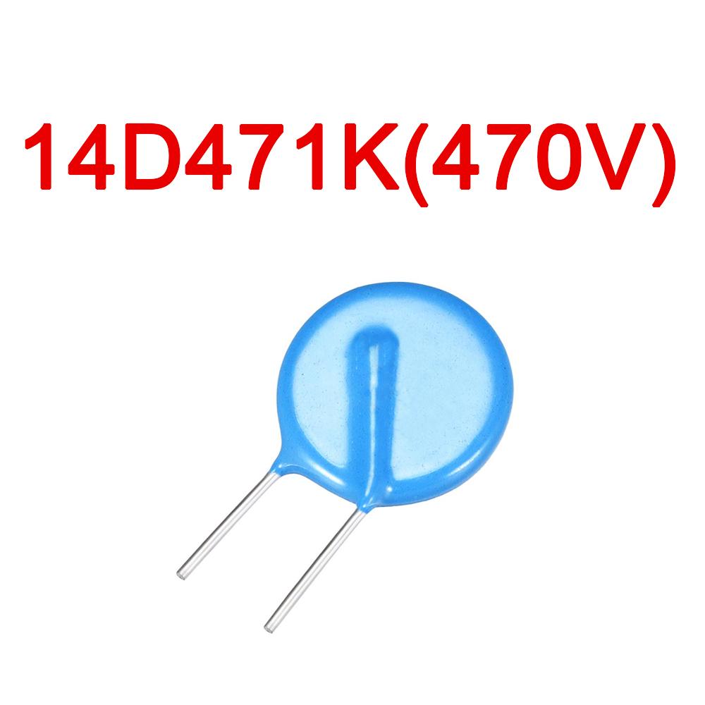 10 шт. 14D металлооксидный варистор MOV, значения диапазона от 151K до 821K 14K 14D 270/470/151/201/221/471/561/621/681/821 МЕТАЛЛООКСИДНЫЙ варистор ZOV