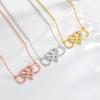 Mother'S Day Gift Lucky 8-Character Collarbone Chain, Mobius Infinite Love Love Necklace