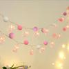 ChiRee Colorful Unicorn String Lights with Pom Poms Cute Decor for Bedroom