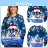 Unisex Ugly Christmas Sweater With Funny Dog Print And Soft Breathable Fabric