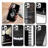 Music Piano Key Phone Case Cover For iPhone 17 Air 15 16 14 11 12 13 Pro MAX Plus