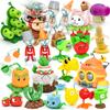 1 шт. Новые ИГРЫ ПРОТИВ ЗОМБИ PVZ 2 Фигурки Воинов Shooting Гаражный Набор Игрушка В Пакете Разные Роли Подарки Для Детей Мальчикам Фигурка Действия