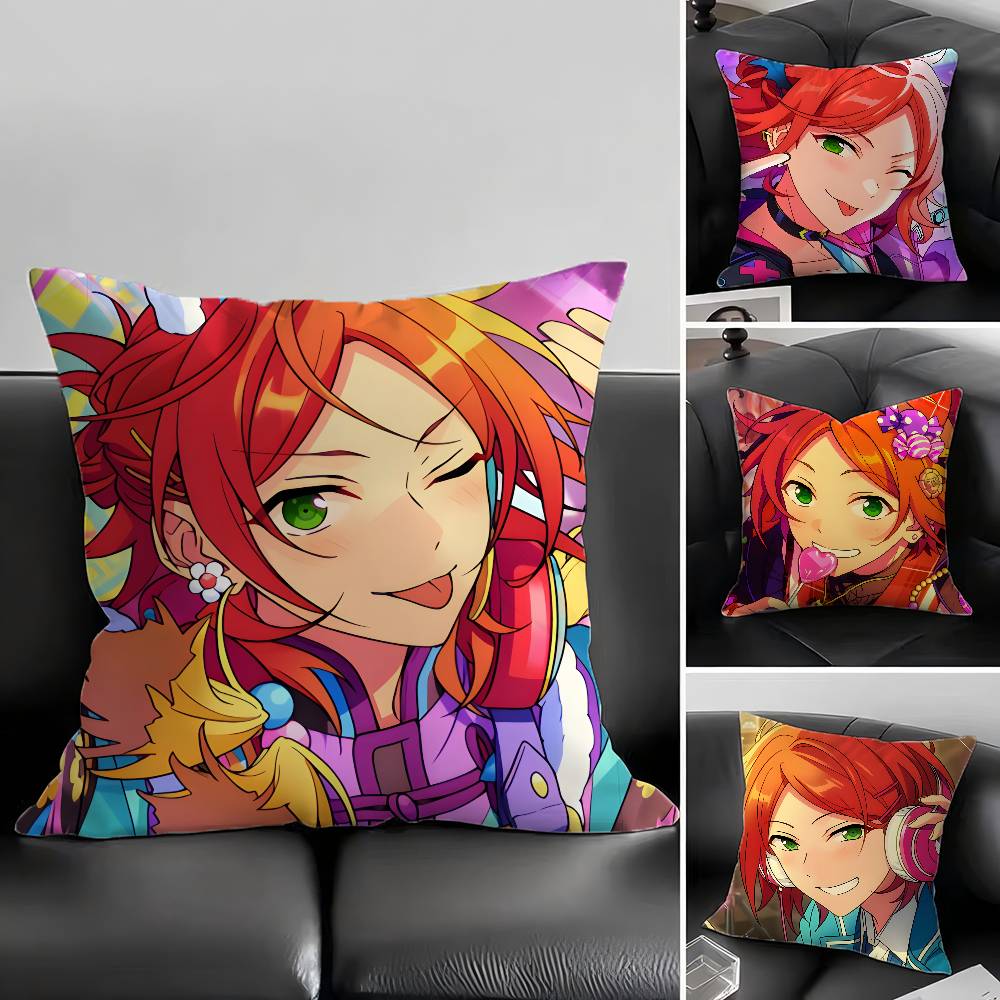 1pc Yuta Aoi Pillow Case Fashion Square Pillowcase Bedroom Sofa Room Ins Decoration Leisure