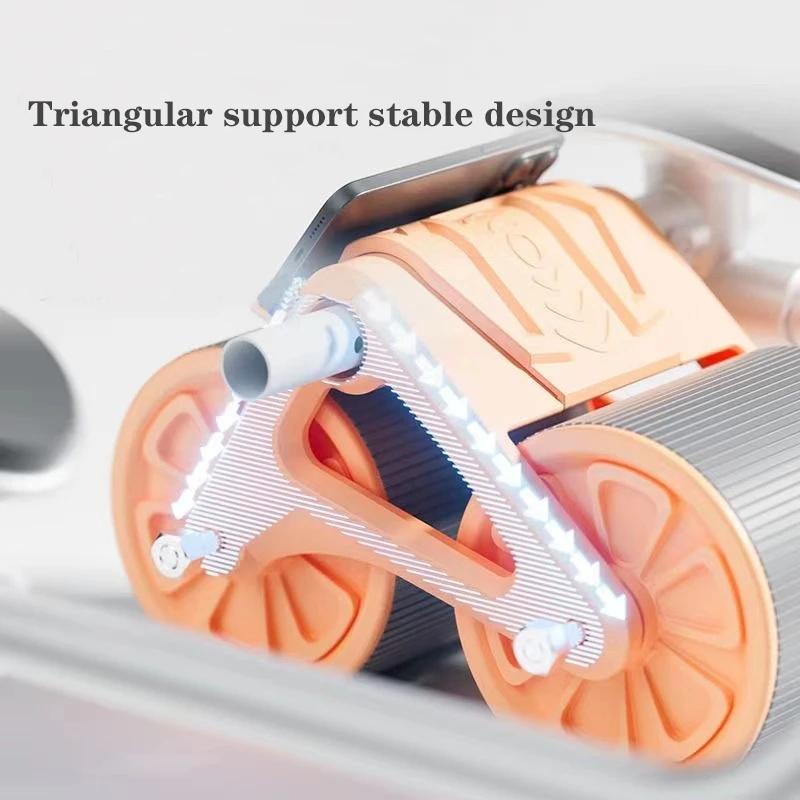 Lank Trainer Push Up Healthy Abdominal Wheel Automatic Rebound Abdominal Muscle Training Household Model Ab Roller