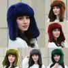 New Fox Hair Female Winter Warm Snow Cap Outdoor Travel Ear Cap Ski Cap Imitation Fur