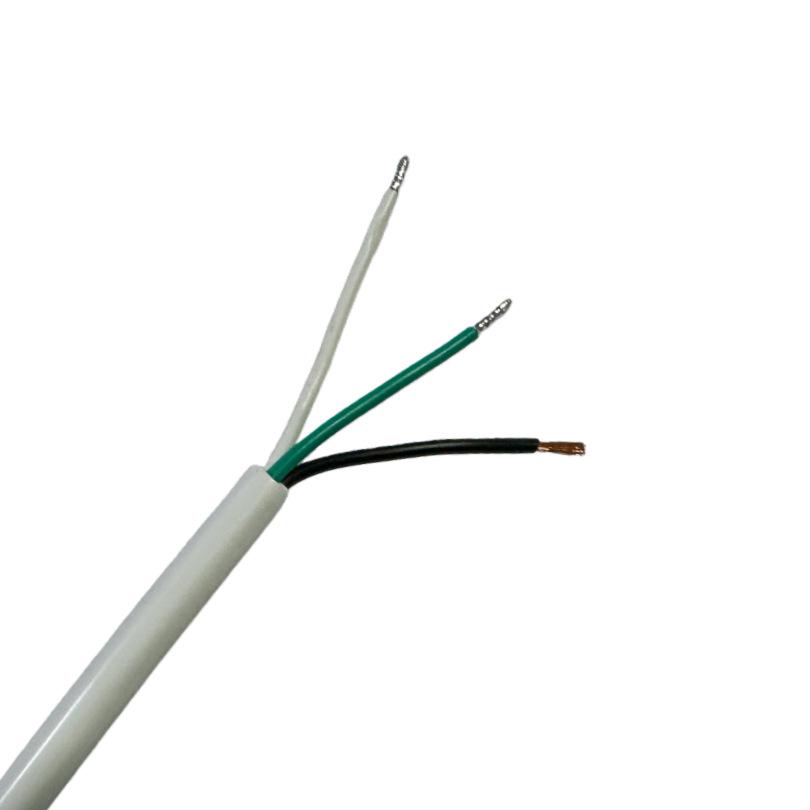 45° Elbow SVT 16AWG/3C 1.52m White Power Cord with American Standard Three-Prong High-Power Plug