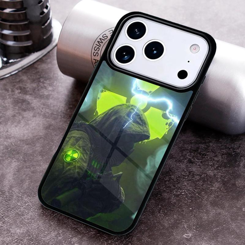Nuclear Radiation Emblem Phone Case for iPhone 17 16 15 Pro Max Air 14 13 12 11 Plus Shockproof Capa Cover