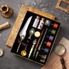 17pcs Antique Sprinkling Feather Dip Pens Ink Vintage Calligraphy Pen Set Fountain Art Supplies Crafts Gifts for Student DIY