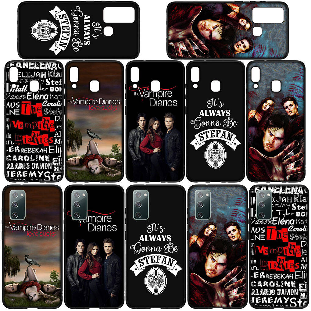 Чехол для iPhone 17 16 15 Xiaomi Poco Redmi Note 14 13 12 11 Pro Max 9 16e Samsung Galaxy S25 S24 S23 OPPO Huawei Чехол для телефона Дневники вампира