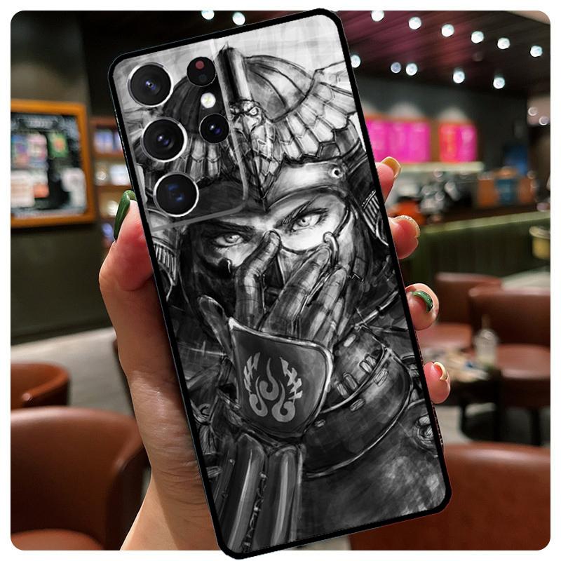 Чехол для телефона с изображением Самурая Японии для Samsung Galaxy S25 Ultra S21 S22 S23 S24 Ultra S9 S10 Plus S24 S25 FE