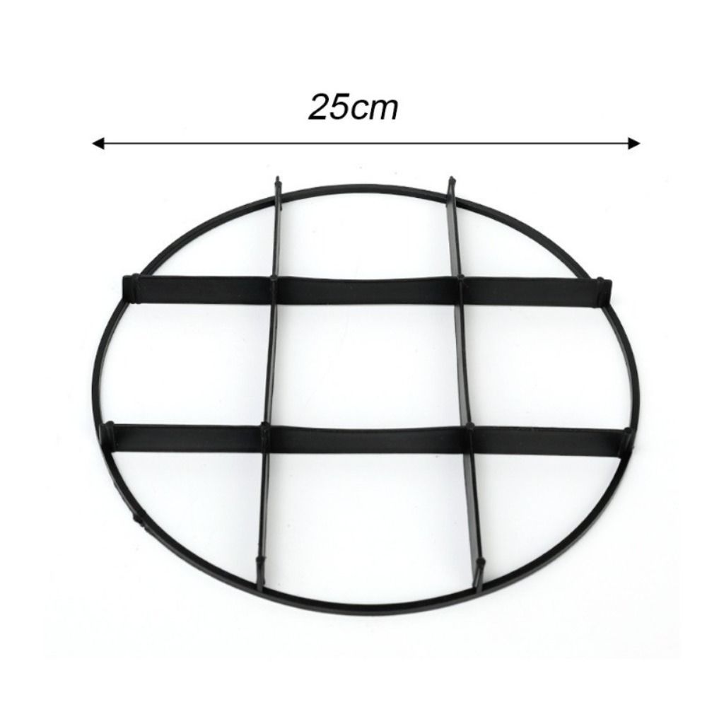Пластиковые круглые кашпо опора для растений подставка для растений многоразовая сетчатая подкладка новый кронштейн для цветочного горшка для сада