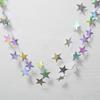 Laser Mirror Paper Star Dot Garland For Wedding Kids Mermaid Birthday Party Decoration Baby Shower Christmas Hanging Banner MIT