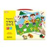 Magnetic Country Four Seasons Decorating Magnetic Puzzle Set, 1 Set, Korea Best Toddler Puzzle