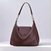 Модная элегантная и простая кожаная женская сумка через плечо, женская мягкая кожаная сумка-тоут