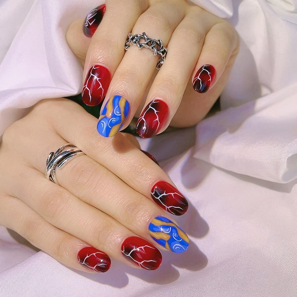 Fake Nail Patches Wearing Nails Finished Nail Patches Nail Patches Disassembly Nail Patches for Women To Take Off Nail Patches