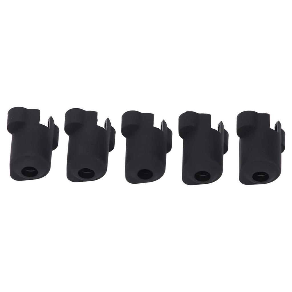 5 Pcs 3D Printer Hotend Silicone Sock Black High Temperature Resistant Thermal Insulation Anti