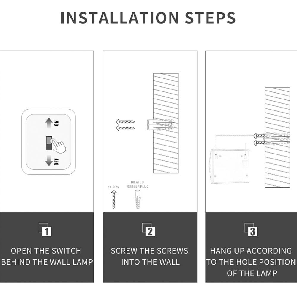 Led Solar Stainless Steel Wall Lamps Auto Light Sensor 3leds Wireless Lights Waterproof Cold Warm White Charge Step Fence Modern