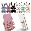 ABS Bunny Finger Ring Holder Mobile Phone Holder Phone Back Sticker Pad