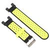 Vented Pin Buckle Bracelet Silicone Watchband with Screwdriver for Amazfit TRex TRex Pro Watch(Black Green )