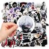 Tokyo Ghoul Colorful Stickers, 50 Pieces (not Repeated), Waterproof and Sunscreen.