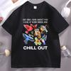 Chill Birds Unisex Tshirt Unisex Unisex Casual Graphic T Shirts Cotton Short Sleeve Round Neck Tshirt Unisex Cool Streetwear Tees