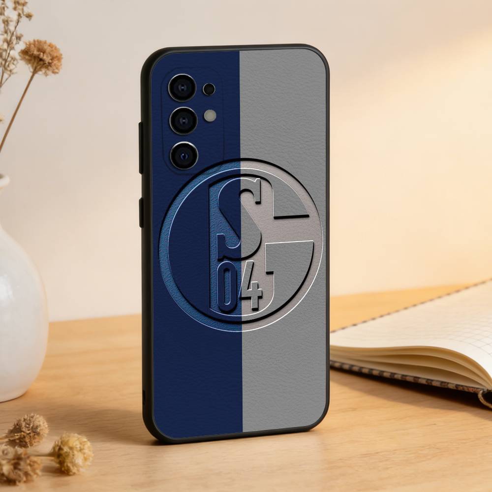 S-Schalke 04-PC Чехол для телефона Черный Силикон Мягкий Для Samsung S25,S24,S21,S22,S23,S30,Ultra,S20,Plus,Fe,Lite