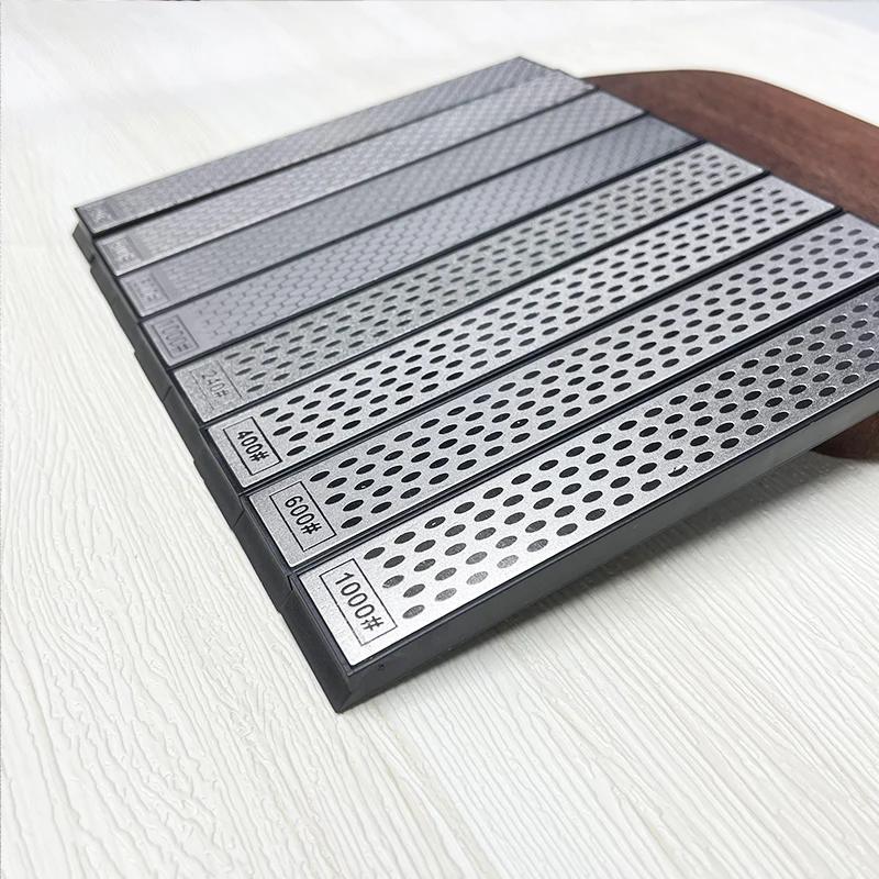 1 шт. 80-3000# Профессиональная алмазная точилка для ножей Точильный камень Система Кухонный инструмент для заточки лезвий Тонкий шлифовальный инструмент Водный камень