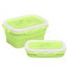 350ML/800ML Silicone Folding Lunch Box Portable Lightweight Food Storage Container for Office School Home