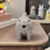 2 шт. Статуэтки зевающих кошек, 3D-печатные фигурки зевающих толстых кошек, Милые скульптуры кошек, Домашний настольный декор, Подарок для любителей кошек