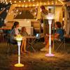 Street Lamp Bubble Machine with Music & LED Lights, Automatic Bubble Blower for Kids, Adjustable Height 21-47", Detachable Wand, Rechargeable Outdoor