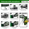 1 шт. 80x100 HD ZOOM мощный монокулярный телескоп портативный бинокль телескоп дальнего действия охота кемпинг со штативом зажим для телефона