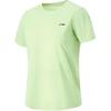 Lightweight Breathable Simple Short Sleeve T-Shirt Women Tops Light-Lemon-Yellow ATSU060-2