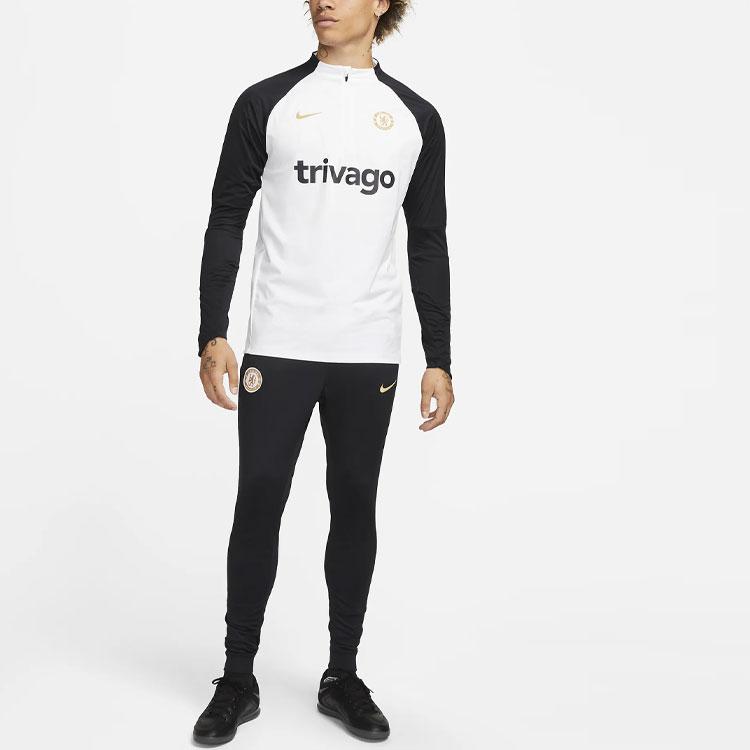 Nike Челси. Strike Зимний Воин Футбольная футболка Мужская Белая DX2857-101