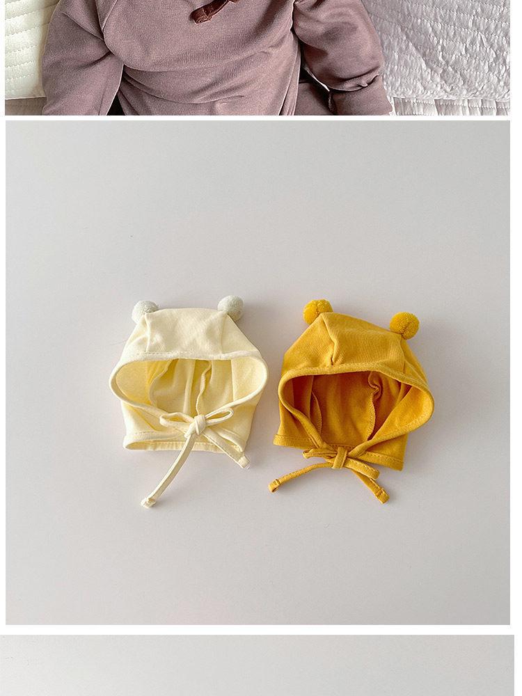 Шапка-ушанка с помпоном для младенцев и малышей - Тонкая, в корейском стиле, для мальчиков и девочек (Весна осень)