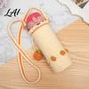 Soft Fabric Cup Wrap Hand Crocheted Wool Knit Elastic Cover Portable Sleeve Breathable Cover Anti-Slip