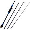 Fishing Rod 4 Section Carbon Fiber Casting Fishing Rod for Freshwater SaltWater Fishing Tackle Lure